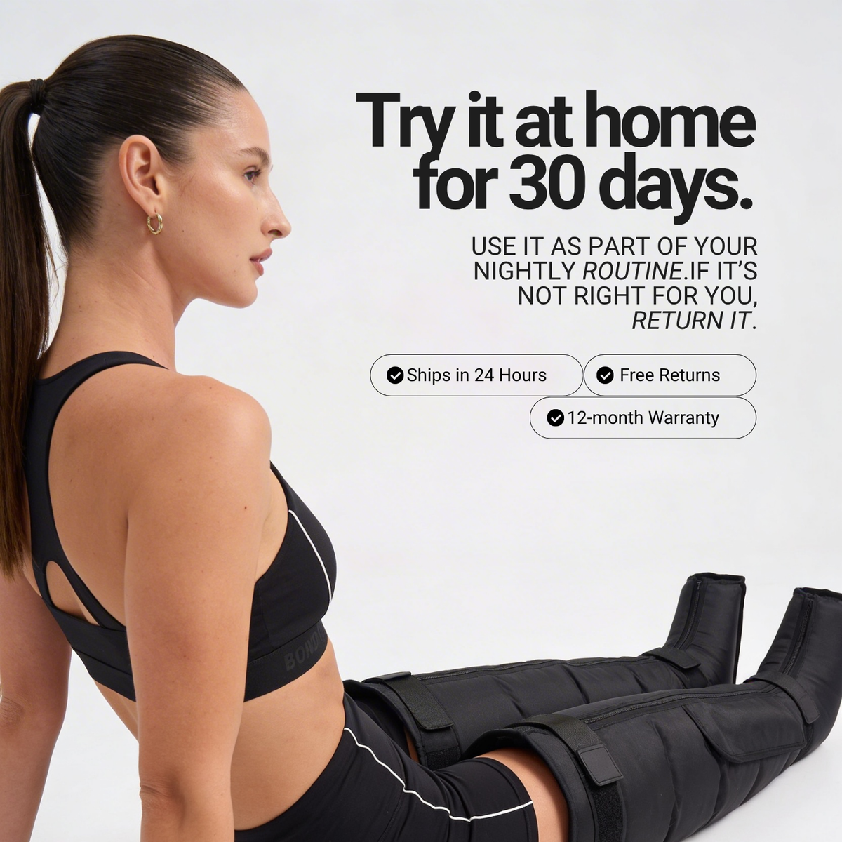 Nicebeam RecoveryFlow Wireless Compression Boots