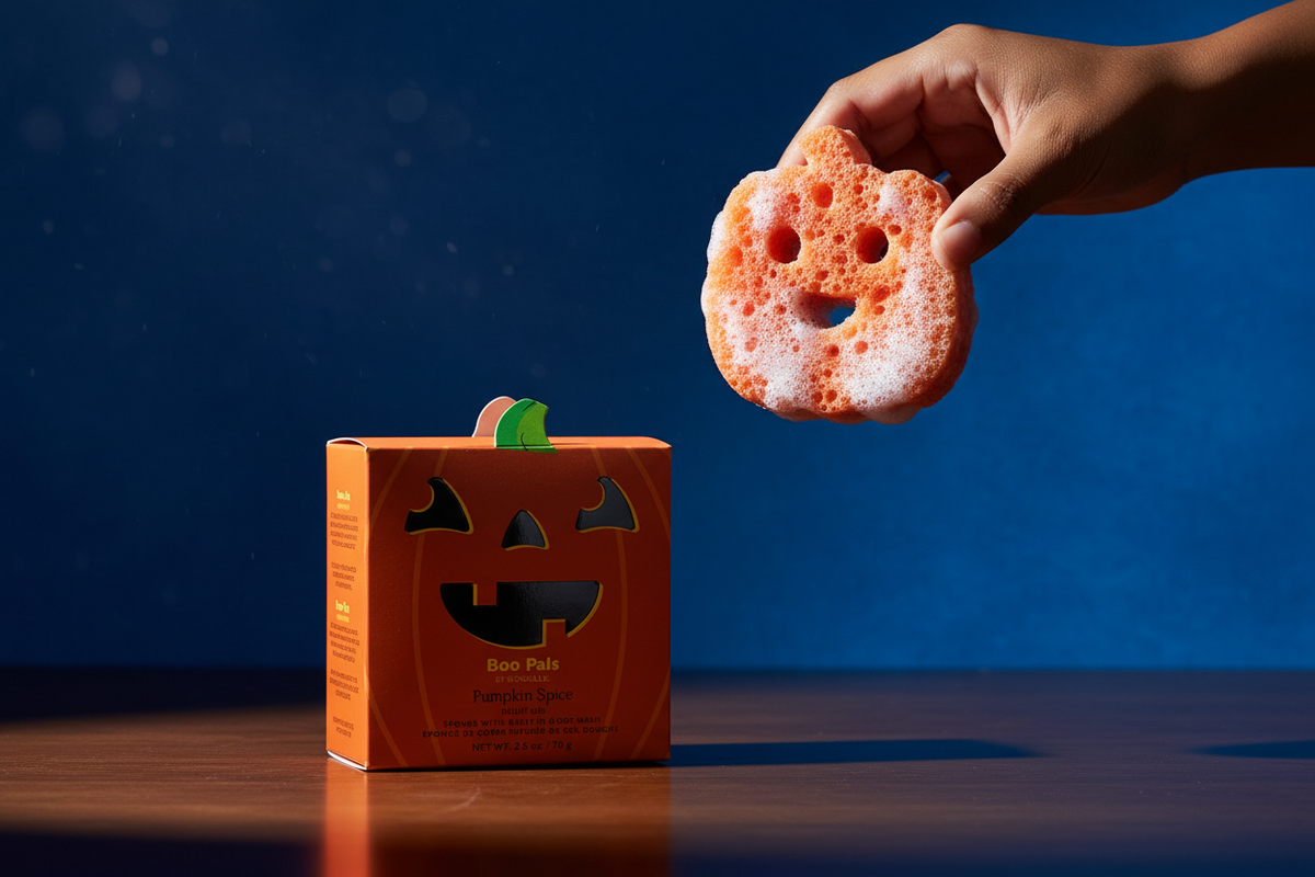 Pumpkin Spice Body Wash Buffer | Boo Pals