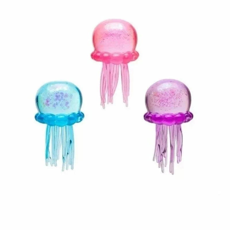Needoh Fuzz Ball Jellyfish Squishy Blind Box Random Color Soft Stress Relief Toy Cute Relaxing Squeeze Sensory Toy