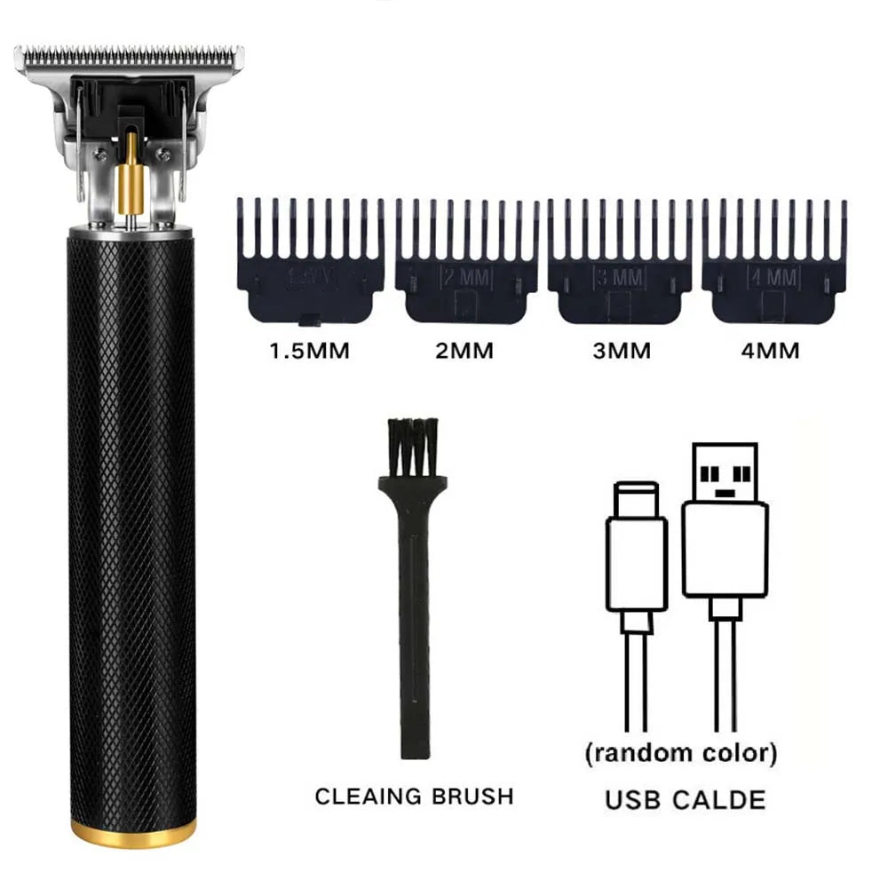 Professional Barber Electric Hair clipper LED display screen UBS charging Trimmer Powerful electric hair clipper trimmer tool