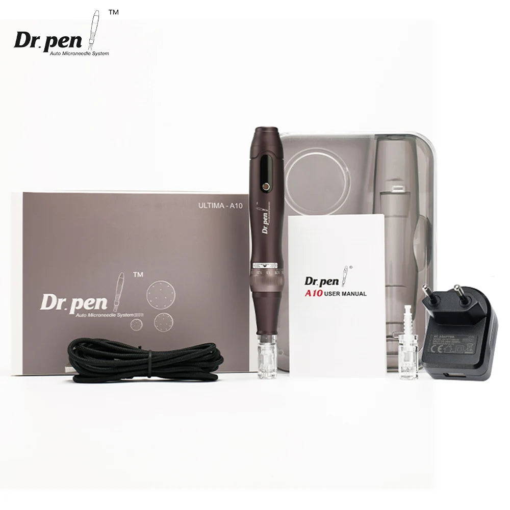 Genuine Dr Pen A10 Wireless With 2 Needle Microneedle Derma Pen Needle length 0.25 mm